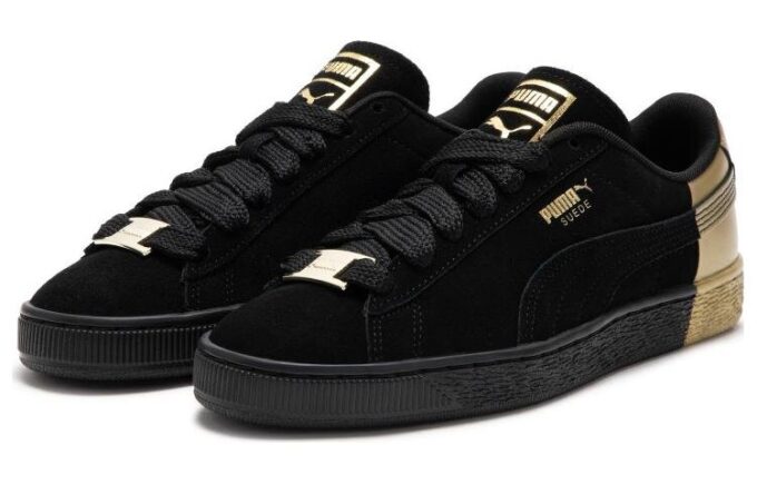 Suede Dance Crew „Black Gold Metallic”