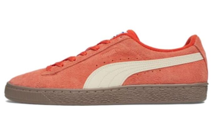 Suede NT „Jesienne liście, śnieg, jasnoszary”