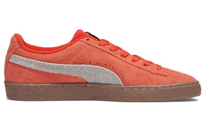 Suede NT „Jesienne liście, śnieg, jasnoszary”