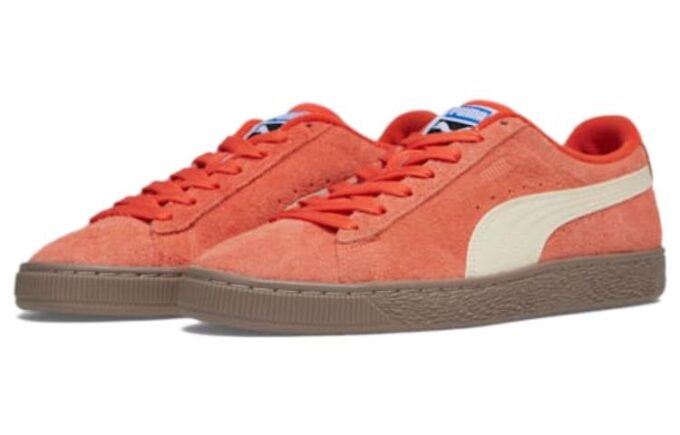 Suede NT „Jesienne liście, śnieg, jasnoszary”