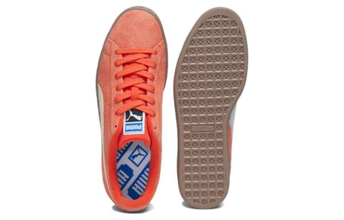 Suede NT „Jesienne liście, śnieg, jasnoszary”