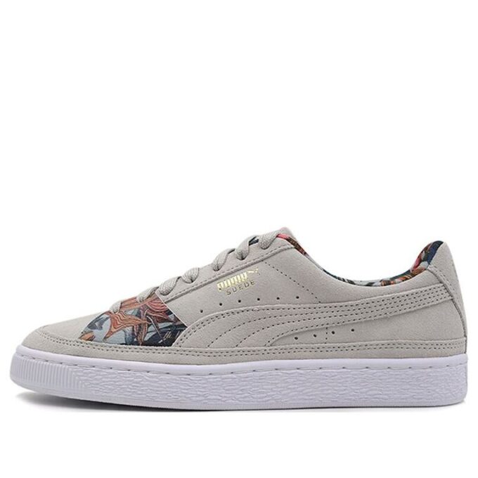 Suede Skate Palms „Light Grey”