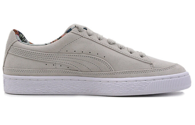 Suede Skate Palms „Light Grey”