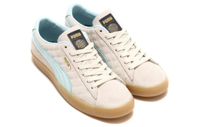 Suede VTG x Diaspora skateboards x Atoms „Cream Blue”