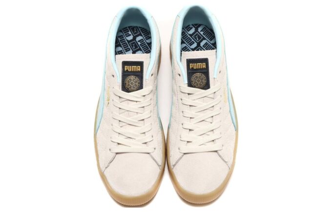 Suede VTG x Diaspora skateboards x Atoms „Cream Blue”