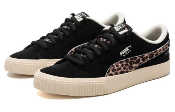 Suede Wild QTR „Czarny lampart”