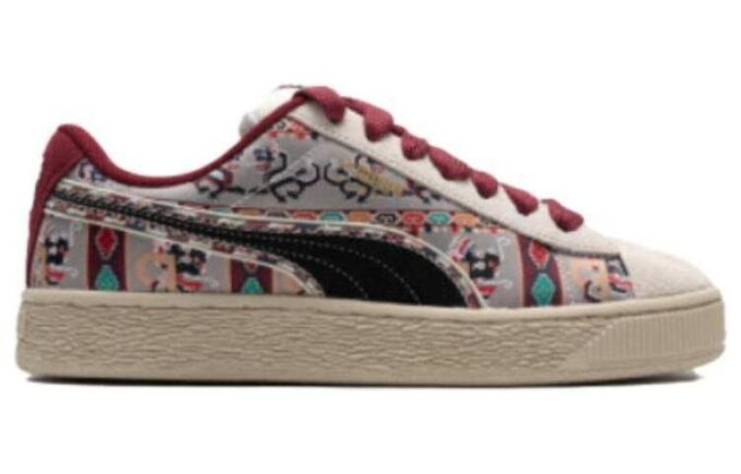 Suede XL Bz Ethnic „Biały czarny czerwony ecru”