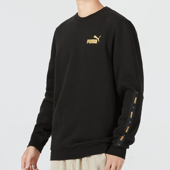 Sweter Ess Metallic Logo „Czarny”