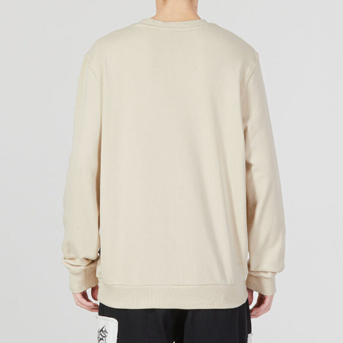 Sweter Ess Small Logo Crew Logo w kolorze beżowym