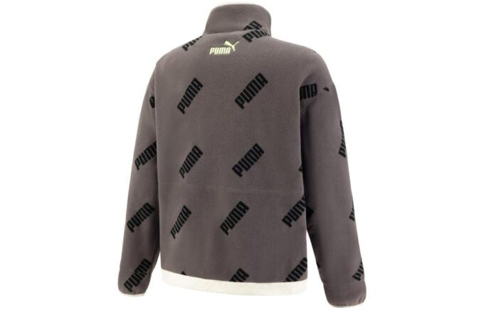 Sweter modułowy z zamkiem błyskawicznym w kolorze szarym