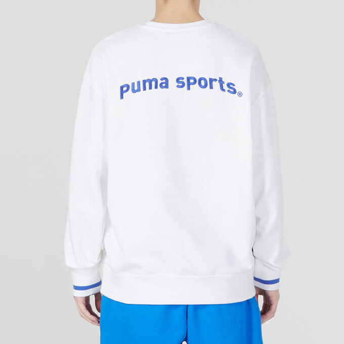 Sweter z długim rękawem Team Crew Tr Logo w kolorze białym