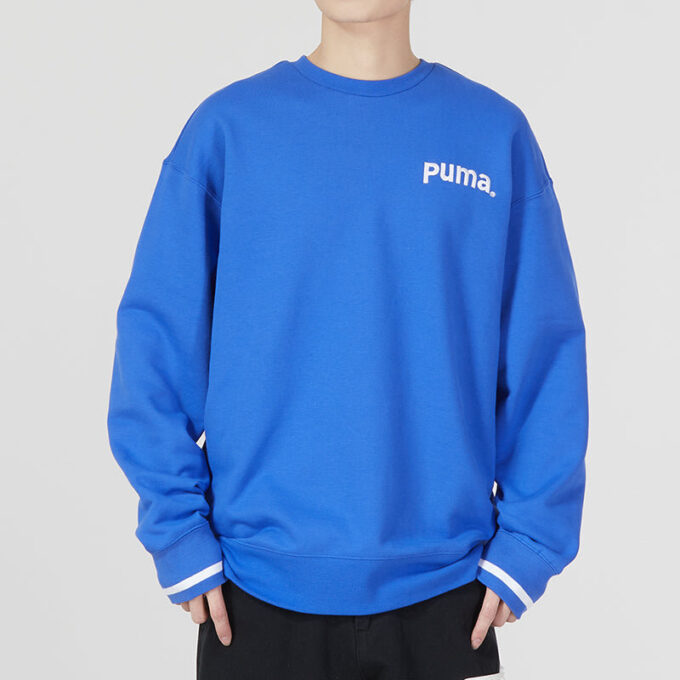 Sweter z logo Team Crew Tr w kolorze niebieskim