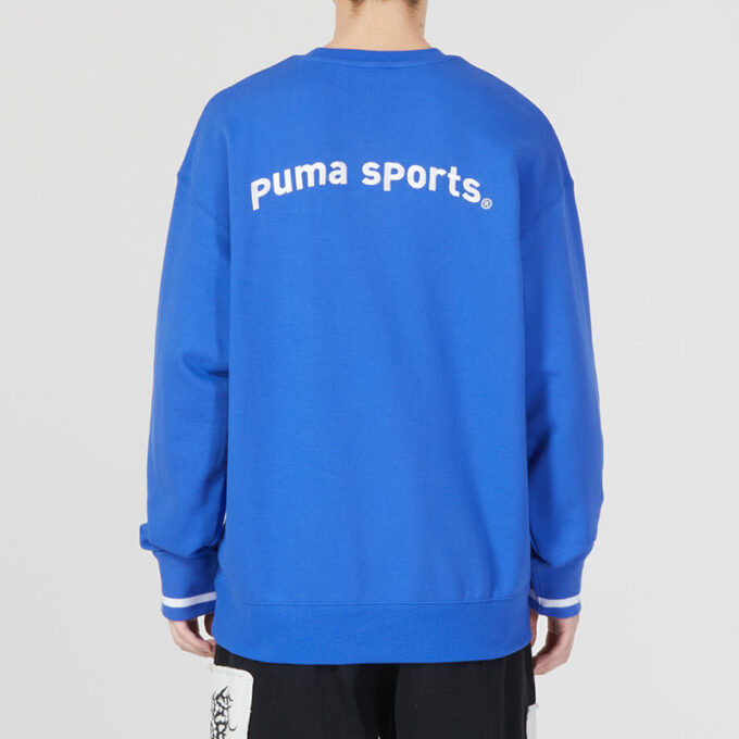 Sweter z logo Team Crew Tr w kolorze niebieskim
