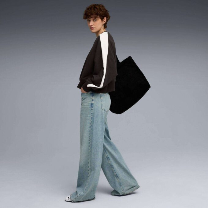 T7 Damska bluza oversize z okrągłym dekoltem T7 Damska bluza oversize z okrągłym dekoltem