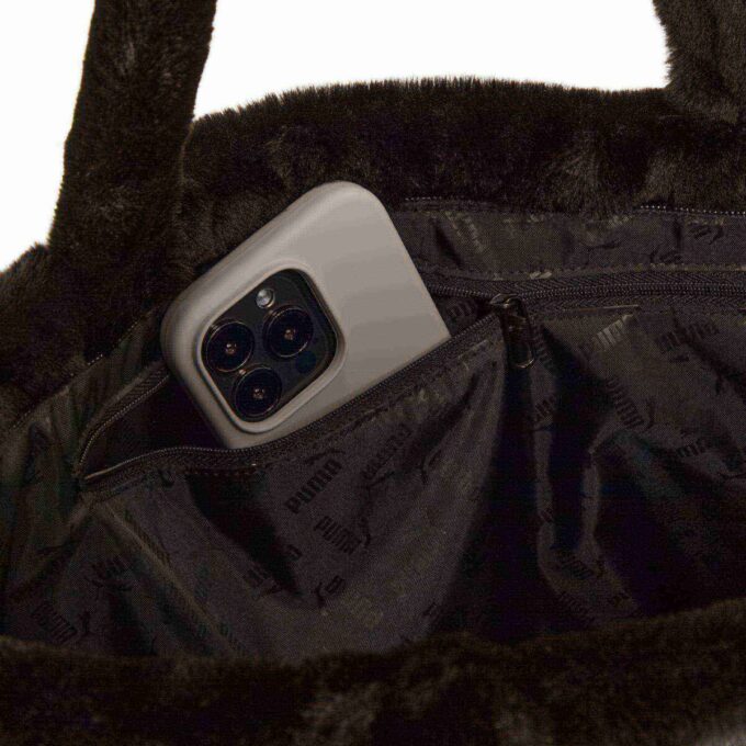 Torba typu tote z futra sztucznego dla kobiet