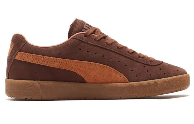 Tramp Low Tops Casualowe buty do skateboardingu, brązowe