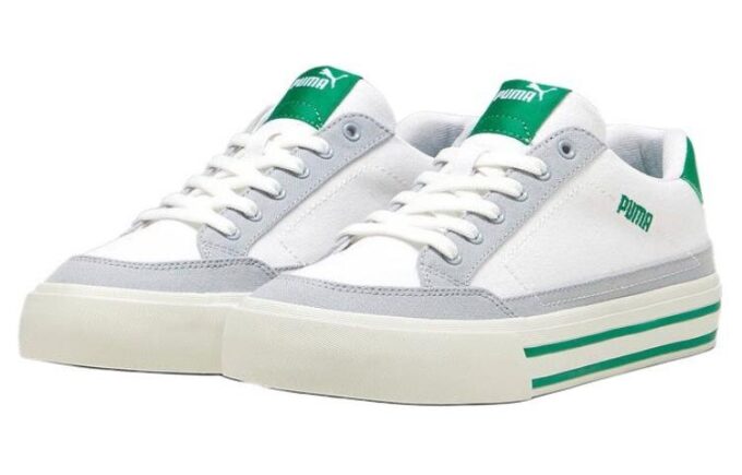 Trampki Court Classic Vulc w kolorze biało-zielonym