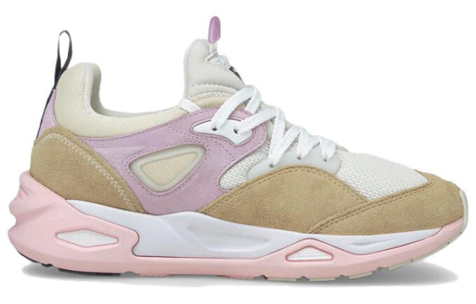 Trc Blaze Athleisure Casual Sports Shoe Unisex Brązowo-Biało-Różowy