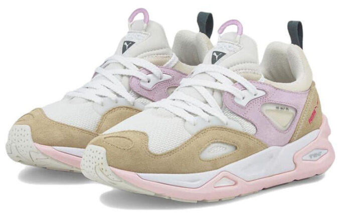 Trc Blaze Athleisure Casual Sports Shoe Unisex Brązowo-Biało-Różowy