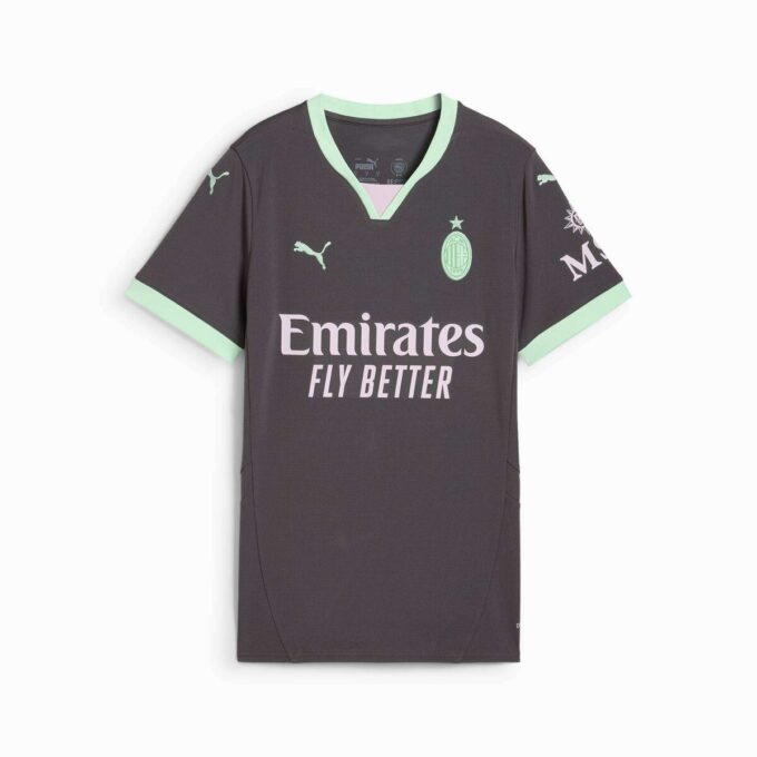 Trzecia koszulka piłkarska damska AC Milan 24/25 Trzecia koszulka piłkarska damska AC Milan 24/25