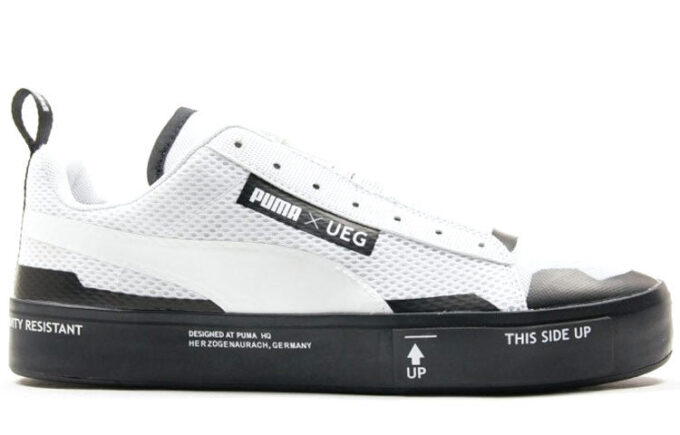 UEG x Court Play Slip-On „Gravity Resistance – białe”