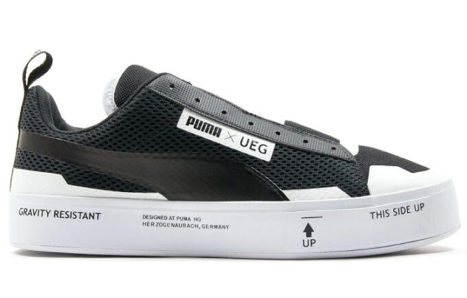UEG x Court Play Slip-On „Gravity Resistance – Black”