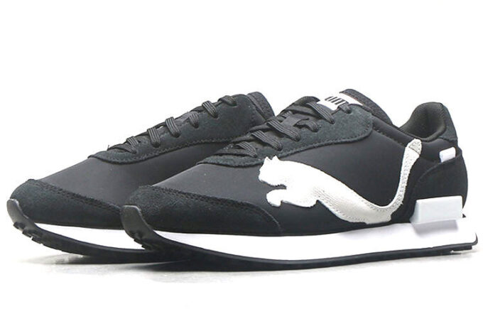 Uniseksowe buty sportowe Future Rider Risk Alert w kolorze czarno-białym