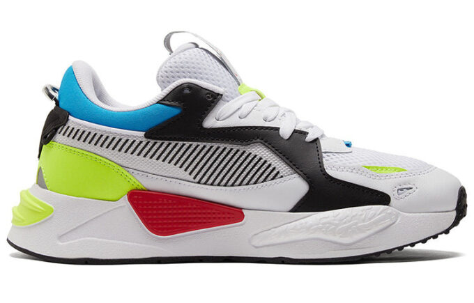 Uniseksowe buty sportowe Rs-Z Core w kolorze białym/czarnym/żółtym