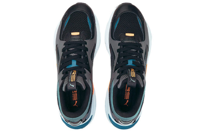 Uniseksowe buty sportowe Rs-Z Core w kolorze czarno-niebieskim