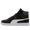 Uniseksowe trampki Shuffle Mid-Top w kolorze czarno-białym