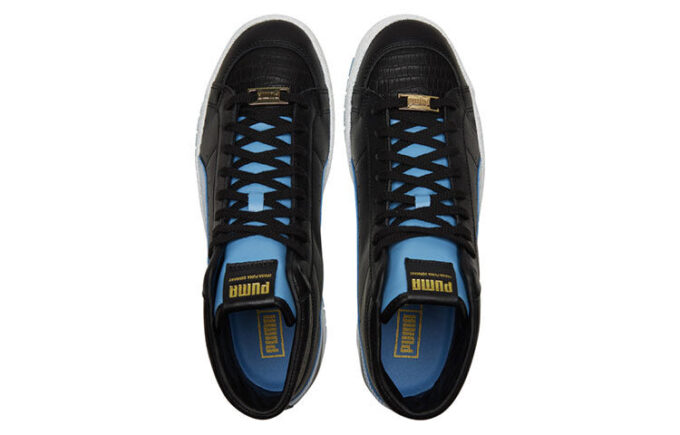 Unisex Ralph Sampson 70 Mid Layer Sneakers Czarno-Niebieskie
