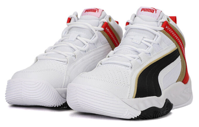 Unisex Rebound Future Evo Mid-Top Czarno-Biało-Czerwone