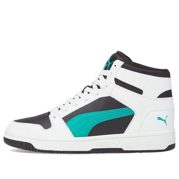 Unisex Rebound LayUp Mid-Top Czarno-Biało-Zielony