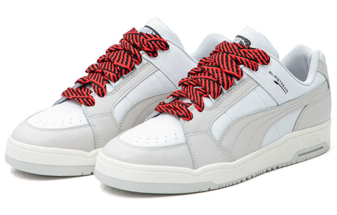 Unisex Slipstream Lo Laces Sneakers Szaro-Białe