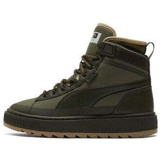 Unisex zamszowe trampki WTR Mid w kolorze zielonym