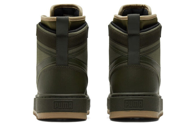 Unisex zamszowe trampki WTR Mid w kolorze zielonym