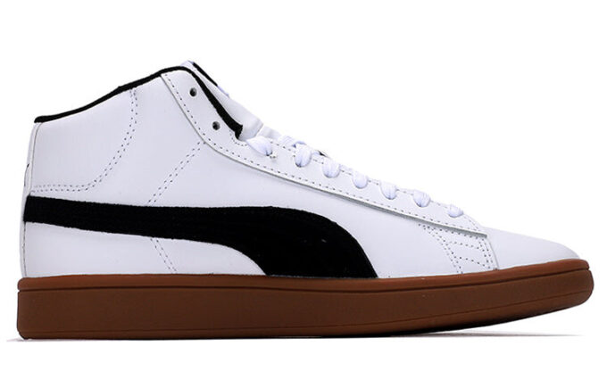 Unisexowe trampki Smash V2 Mid-Top, białe