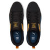 Unisexowe zamszowe trampki Bloc Low-Top w kolorze niebiesko-czarnym