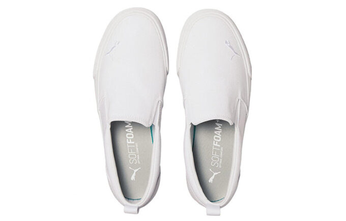 (WMNS) Bari Slip-On „Białe Srebro”