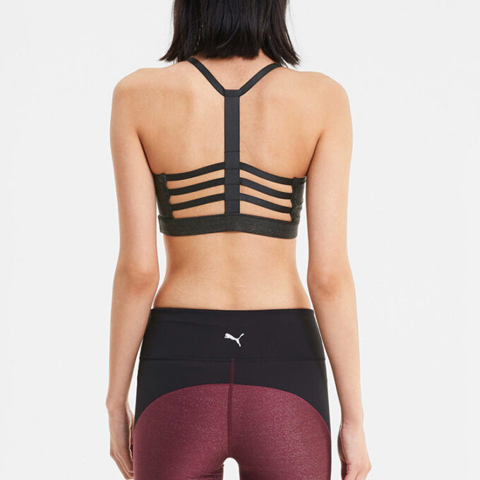 (WMNS) Biustonosz treningowy LOW IMPACT STRAPPY w kolorze czarnym