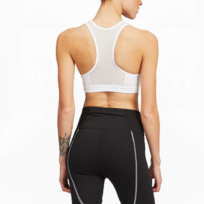 (WMNS) Biustonosz treningowy Mid 4Keeps Graphic w kolorze białym