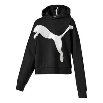 (WMNS) Bluza sportowa z kapturem „Czarna”