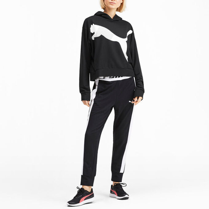 (WMNS) Bluza sportowa z kapturem „Czarna”