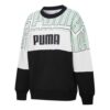(WMNS) Bluza z blokami kolorów Aop „Czarno-zielono-biała”