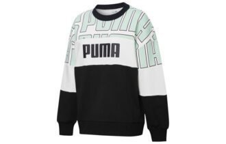 (WMNS) Bluza z blokami kolorów Aop „Czarno-zielono-biała”