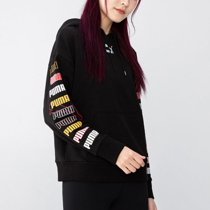 (WMNS) Bluza z kapturem Classics Graphics w kolorze czarnym