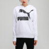 (WMNS) Bluza z kapturem Classics Logo „Biało-czarna”