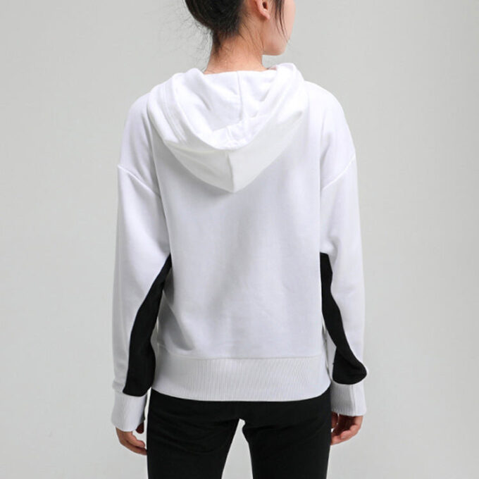(WMNS) Bluza z kapturem Classics Logo „Biało-czarna”