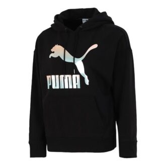 (WMNS) Bluza z kapturem Classics Logo „Czarno-biały”