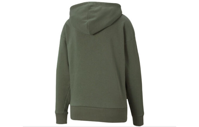 (WMNS) Bluza z kapturem Classics Logo „Oliwkowo-zielona,  biała”